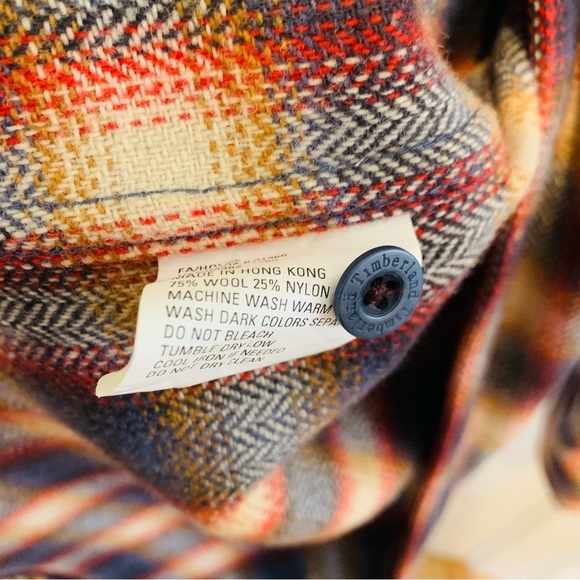 Vintage Wool 70s Shirt Timberland Men's Size 70 - Picture 9 of 12